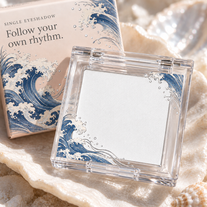 🌊 Single Eyeshadow | Makeup | Vanity | Her | Ocean Wave Design Elegance