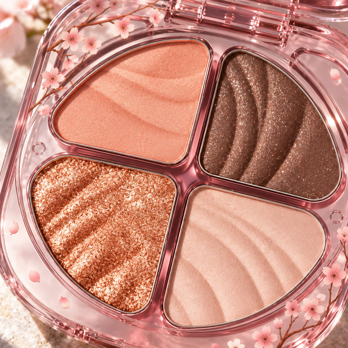 🌸 Eyeshadow Palette | Makeup | Vanity | Her | Cherry-Blossom Warm Shade Collection