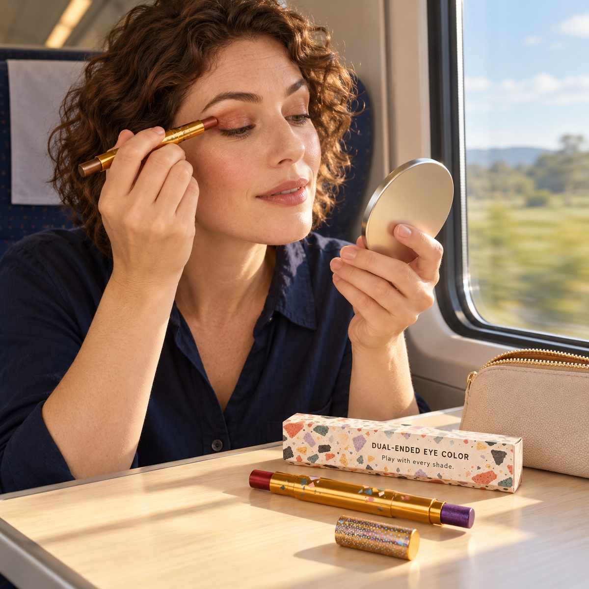 🖍️ Eyeshadow Sticks | Makeup | Vanity | Her | Terrazzo Dual-Ended Color Collection