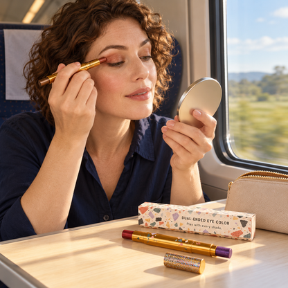🖍️ Eyeshadow Sticks | Makeup | Vanity | Her | Terrazzo Dual-Ended Color Collection