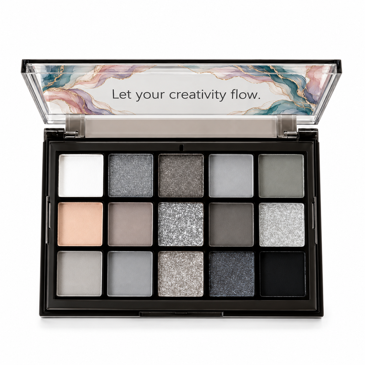 🎨 Eyeshadow Palette | Makeup | Vanity | Her | Abstract-Wave Smoky Shade Collection
