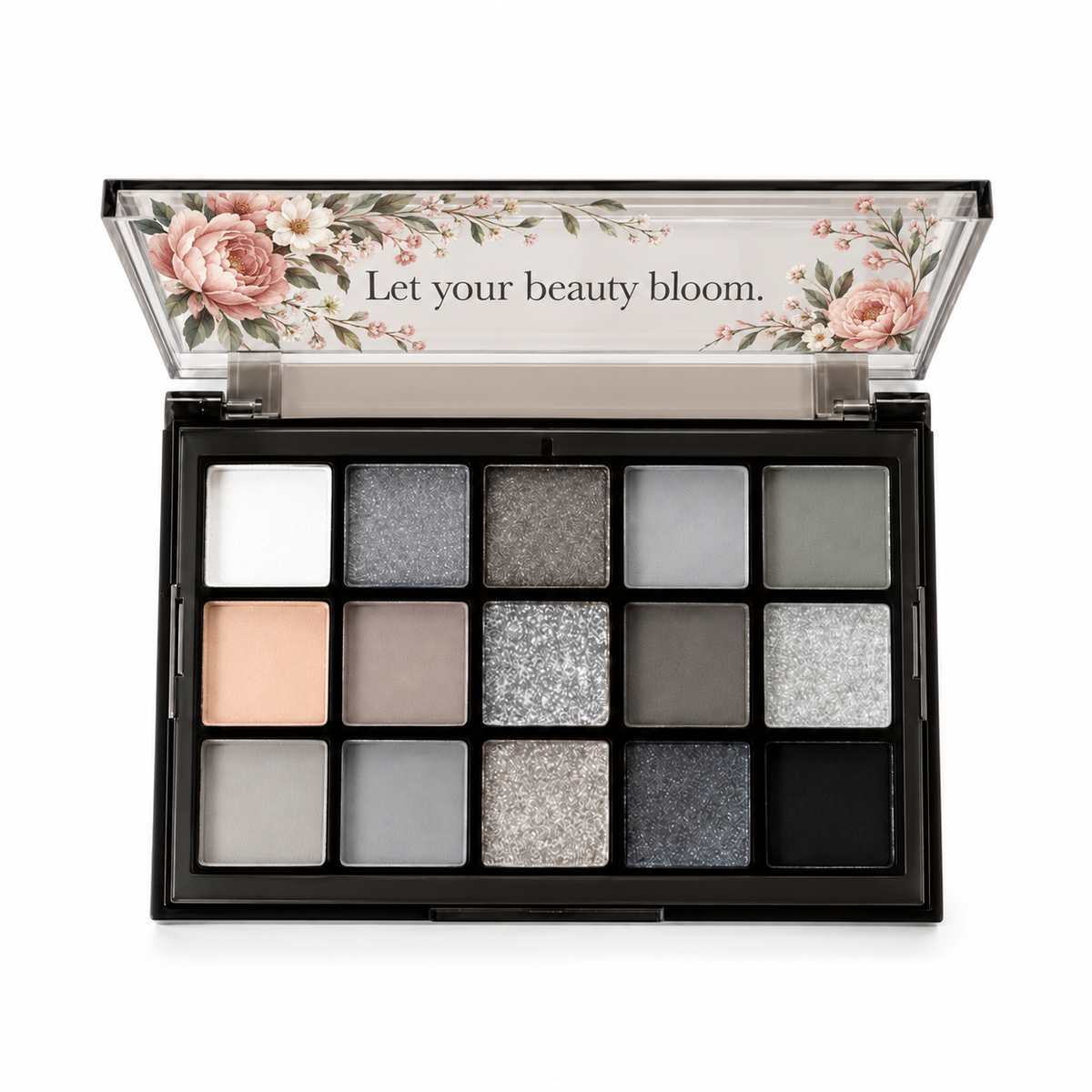 🌸 Eyeshadow Palette | Makeup | Vanity | Her | Floral-Inspired Smoky Shade Collection