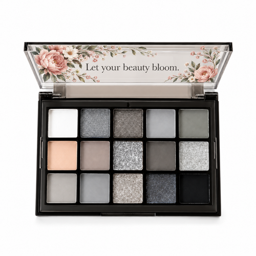 🌸 Eyeshadow Palette | Makeup | Vanity | Her | Floral-Inspired Smoky Shade Collection