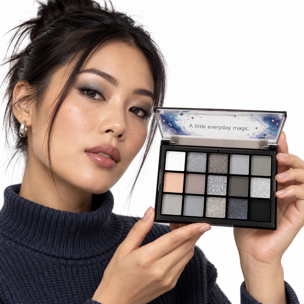 🌌 Eyeshadow Palette | Makeup | Vanity | Her | Celestial-Inspired Smoky Shade Collection