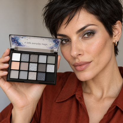 🌌 Eyeshadow Palette | Makeup | Vanity | Her | Celestial-Inspired Smoky Shade Collection