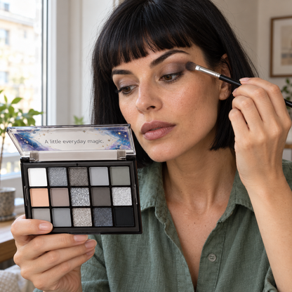 🌌 Eyeshadow Palette | Makeup | Vanity | Her | Celestial-Inspired Smoky Shade Collection