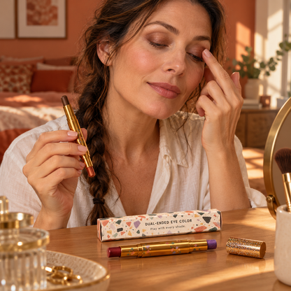 🖍️ Eyeshadow Sticks | Makeup | Vanity | Her | Terrazzo Dual-Ended Color Collection