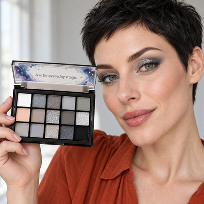 🌌 Eyeshadow Palette | Makeup | Vanity | Her | Celestial-Inspired Smoky Shade Collection