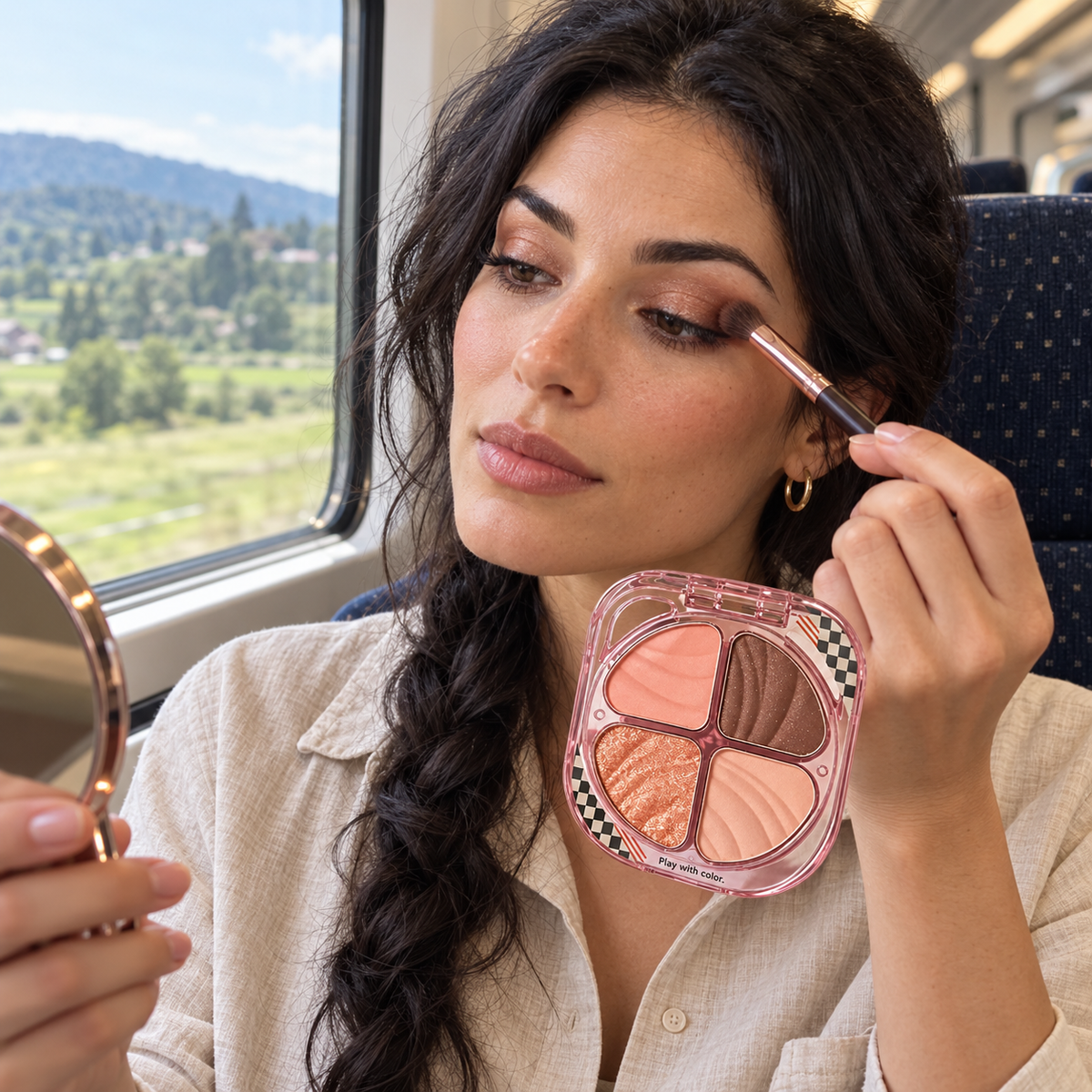 🏁 Eyeshadow Palette | Makeup | Vanity | Her | Checkerboard Warm Shade Collection