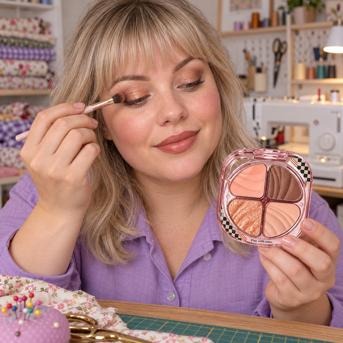 🏁 Eyeshadow Palette | Makeup | Vanity | Her | Checkerboard Warm Shade Collection